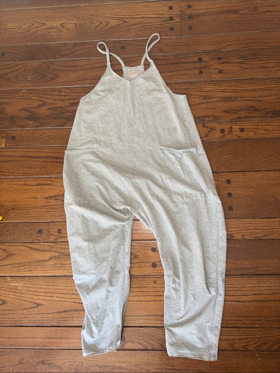 FP Movement by Free People Pants - Free People movement heathered grey hot shot sleeveless jumpsuit size small